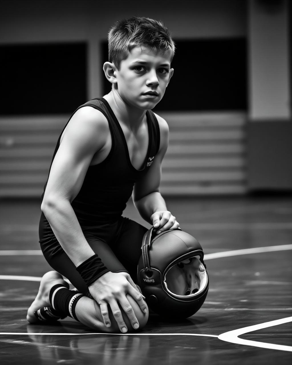 Young Bemidji wrestler